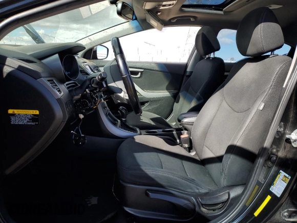2015 Hyundai Elantra SE with VIN 5NPDH4AEXFH625500, listed as a Copart auction lot 45557515 with 183,311 mi miles and Salvage Title. Bid and sale history available at carsss.com. Image 7.