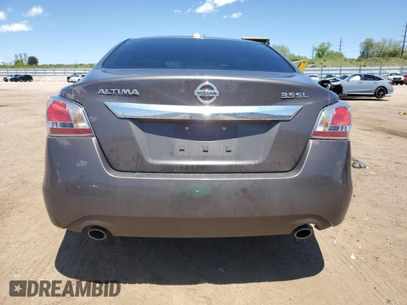 2015 Nissan Altima SL with VIN 1N4BL3AP1FC582538, listed as a Copart auction lot 57809795 with 134,611 mi miles and Salvage title. Bid and sale history available at DreamBid. Image 6.