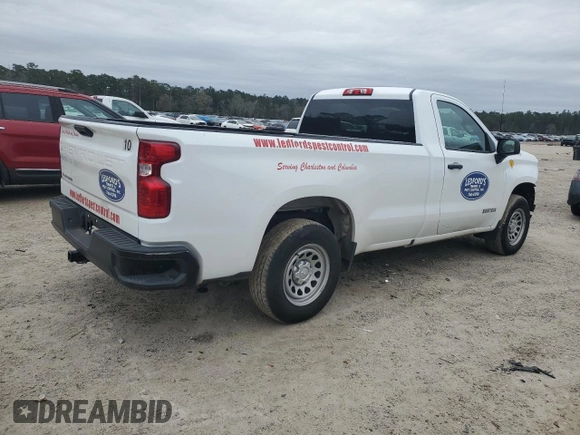 2023 Chevrolet Silverado 1500 Work Truck with VIN 3GCNAAED0PG104319, listed as a Copart auction lot 42690305 with 24,108 mi miles and Salvage Title. Bid and sale history available at carsss.com. Image 3.