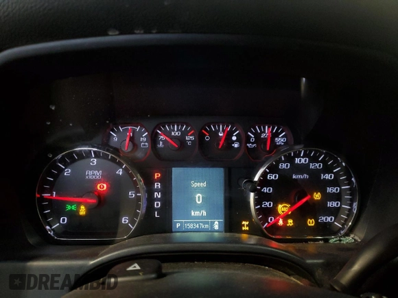 2018 Chevrolet Silverado 1500 Work Truck with VIN 3GCUKNEC4JG156616, listed as a Copart auction lot 44974655 with 158,347 mi miles and Salvage Title. Bid and sale history available at carsss.com. Image 9.