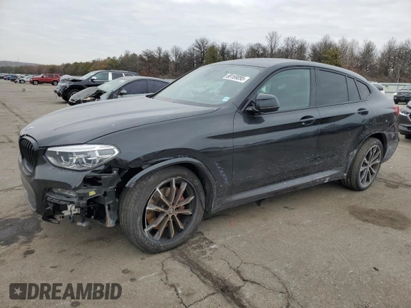 2021 BMW X4 M40i z VIN 5UX2V5C08M9H82988, wystawiony jako Copart lot #88169095 z przebiegiem 61 826 mil mil oraz Szkoda całkowita • Salvage title. Historia ofert i sprzedaży dostępna na DreamBid. Obrazek 1.