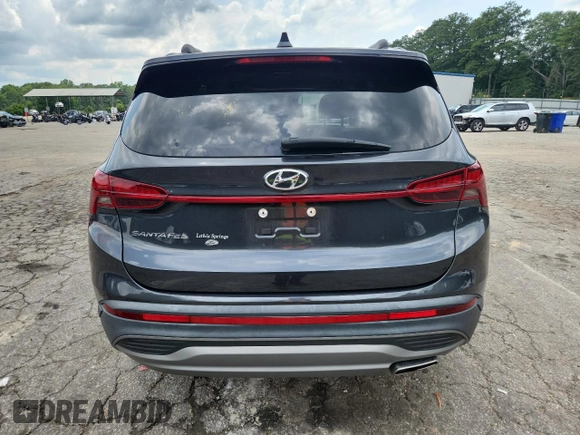 2022 Hyundai Santa Fe SE with VIN 5NMS14AJ5NH372980, listed as a Copart auction lot 60318535 with 61,418 mi miles and Salvage title. Bid and sale history available at DreamBid. Image 6.
