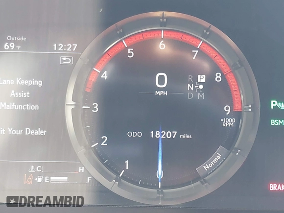 2022 Lexus LC 500h with VIN JTHBP5AY6NA105387, listed as a IAAI auction lot 41600455 with 18,207 mi miles and . Bid and sale history available at DreamBid. Image 15.