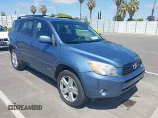 2008 Toyota RAV4 Sport with VIN JTMZD32V586066560, listed as a IAAI auction lot 42099570 with 121,438 mi miles and . Bid and sale history available at DreamBid. Image 1.