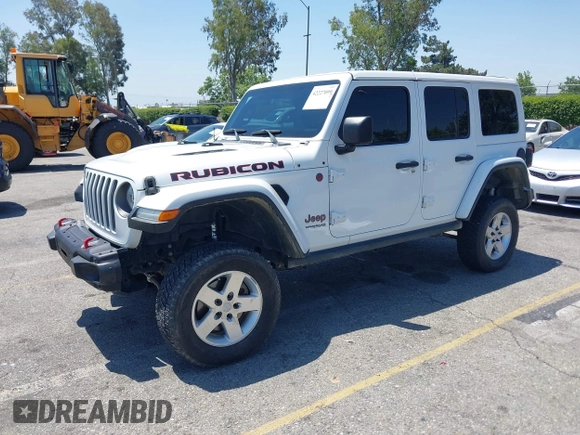 2018 Jeep Wrangler Unlimited Rubicon with VIN 1C4HJXFN8JW215023, listed as a IAAI auction lot 42227099 with 62,195 mi miles and . Bid and sale history available at DreamBid. Image 17.