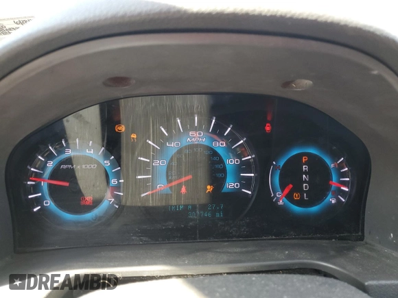 2010 Ford Fusion S with VIN 3FAHP0GA4AR430151, listed as a Copart auction lot 48310275 with 307,746 mi miles and Salvage Title. Bid and sale history available at carsss.com. Image 9.