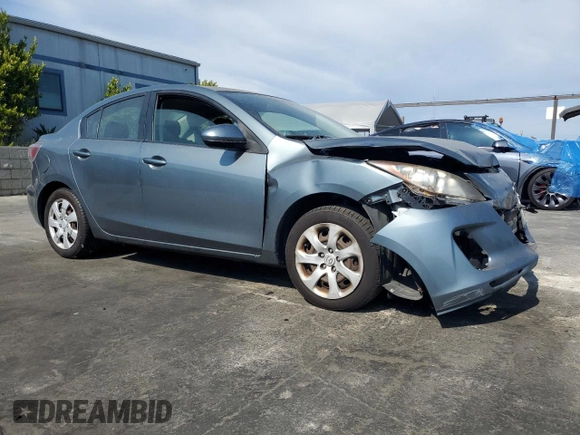 2012 Mazda 3 i Sport with VIN JM1BL1UG6C1539167, listed as a Copart auction lot 65281725 with 86,283 mi miles and Salvage title. Bid and sale history available at DreamBid. Image 4.