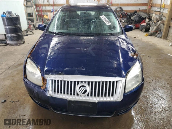 2006 Mercury Milan Premier with VIN 3MEHM08106R658929, listed as a Copart auction lot 45934655 with 124,787 mi miles and Salvage title. Bid and sale history available at DreamBid. Image 5.