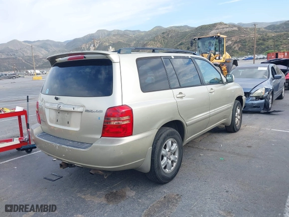 2003 Toyota Highlander with VIN JTEHF21A530149413, listed as a IAAI auction lot 42029078 with 451,021 mi miles. Bid and sale history available at carsss.com. Image 4.
