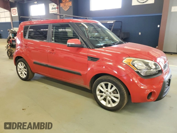 2012 Kia Soul + with VIN KNDJT2A61C7395070, listed as a Copart auction lot 55212315 with 91,818 mi miles and Clean Title. Bid and sale history available at DreamBid. Image 4.