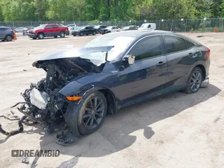 2019 Honda Civic EX z VIN JHMFC1F37KX008758, wystawiony jako IAAI lot #42077196 z przebiegiem Nie podano mil oraz . Historia ofert i sprzedaży dostępna na DreamBid. Obrazek 2.