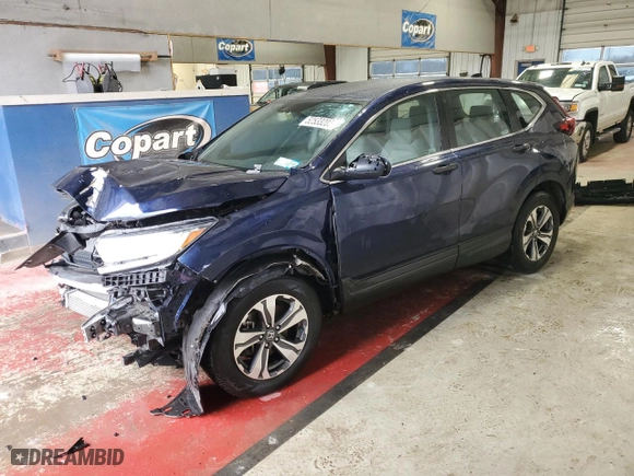 2020 Honda CR-V LX with VIN 2HKRW2H24LH618436, listed as a Copart auction lot 52533205 with 74,829 mi miles and Salvage Title. Bid and sale history available at carsss.com. Image 1.