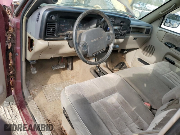 1995 Dodge 2500 with VIN 1B7KF26C8SS170098, listed as a Copart auction lot 47857045 with 192,811 mi miles and Clean Title. Bid and sale history available at carsss.com. Image 8.