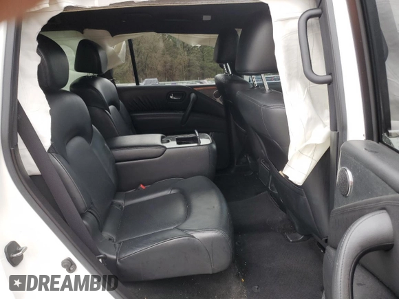 2021 Nissan Armada SL with VIN JN8AY2BA7M9372665, listed as a Copart auction lot 47843675 with 128,533 mi miles and Salvage Title. Bid and sale history available at carsss.com. Image 11.