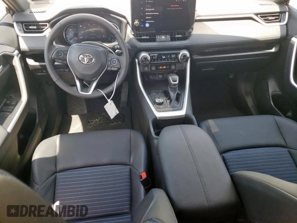 2023 Toyota RAV4 Hybrid XSE with VIN 2T3E6RFV5PW043640, listed as a Copart auction lot 64097125 with 13,686 mi miles and Salvage title. Bid and sale history available at DreamBid. Image 8.
