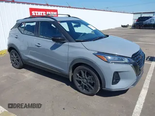 2021 Nissan Kicks SR with VIN 3N1CP5DV5ML531704, listed as a IAAI auction lot 42023077 with 55,452 mi miles and . Bid and sale history available at DreamBid. Image 1.