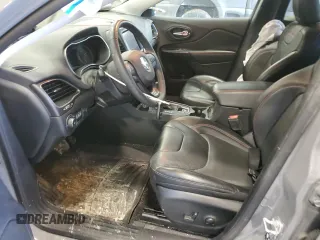 2022 Jeep Cherokee Trailhawk with VIN 1C4PJMBX2ND515868, listed as a Copart auction lot 47689335 with 47,903 mi miles and Salvage Title. Bid and sale history available at carsss.com. Image 7.