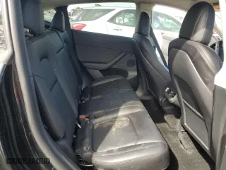 2022 Tesla Model Y Long Range with VIN 7SAYGDEE2NF575433, listed as a Copart auction lot 47576175 with 53,642 mi miles and Salvage Title. Bid and sale history available at carsss.com. Image 10.