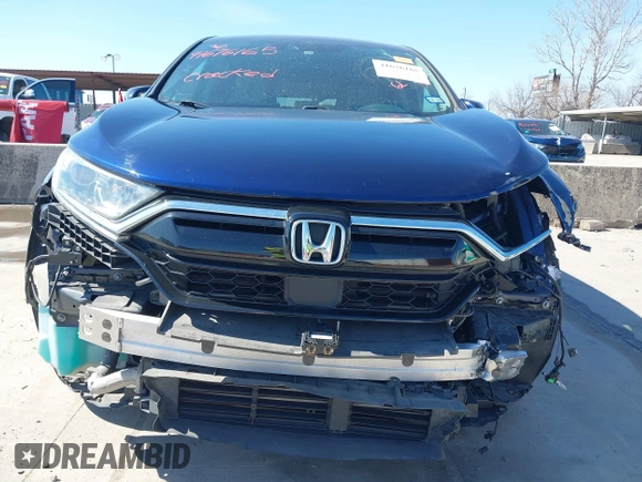 2020 Honda CR-V EX with VIN 2HKRW2H56LH647348, listed as a IAAI auction lot 41676165 with 34,212 mi miles. Bid and sale history available at carsss.com. Image 13.
