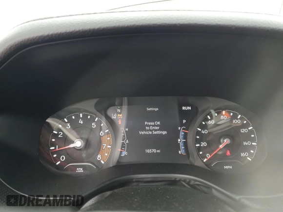 2022 Jeep Compass Trailhawk with VIN 3C4NJDDB9NT233908, listed as a Copart auction lot 56428125 with 16,570 mi miles and Salvage title. Bid and sale history available at DreamBid. Image 9.