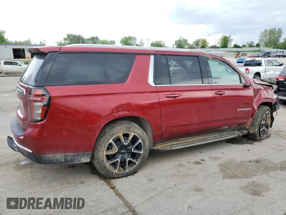 2023 Chevrolet Suburban LS with VIN 1GNSKBKD3PR122105, listed as a Copart auction lot 54889545 with 70,921 mi miles and Salvage title. Bid and sale history available at DreamBid. Image 3.