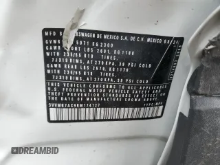 2024 Volkswagen Tiguan SE with VIN 3VVMB7AX9RM174127, listed as a Copart auction lot 53826785 with 4,208 mi miles and Salvage title. Bid and sale history available at DreamBid. Image 13.