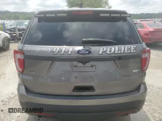 2017 Ford Police Interceptor Utility с VIN 1FM5K8AR0HGC26145, выставлен на аукционе Copart как лот 61004535 с пробегом 70 180 миль миль и Списание • Salvage title. История ставок и продаж доступна на DreamBid. Изображение 6.