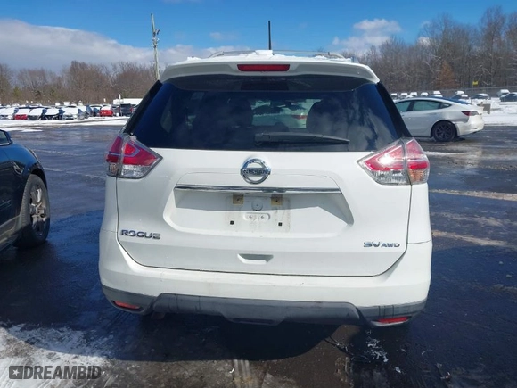 2016 Nissan Rogue SV with VIN KNMAT2MV2GP616894, listed as a IAAI auction lot 41497279 with 140,951 mi miles. Bid and sale history available at carsss.com. Image 16.