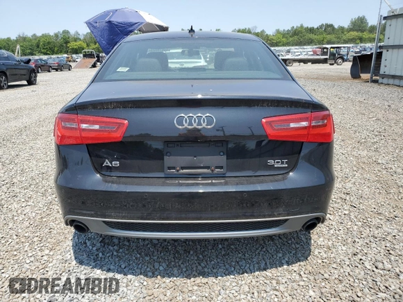 2014 Audi A6 Prestige with VIN WAUHGAFC8EN148314, listed as a Copart auction lot 59018825 with 68,450 mi miles and Salvage title. Bid and sale history available at DreamBid. Image 6.