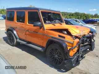 2015 Mercedes-Benz G-Class G 63 AMG with VIN WDCYC7DF6FX233862, listed as a Copart auction lot 70779114 with 0 mi miles and Salvage Title. Bid and sale history available at carsss.com. Image 4.