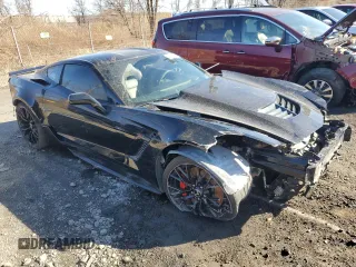 2019 Chevrolet Corvette Z06 1LZ with VIN 1G1YP2D60K5605501, listed as a Copart auction lot 47521875 with 6,752 mi miles and Salvage Title. Bid and sale history available at carsss.com. Image 4.