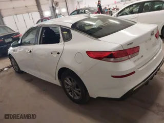 2019 Kia Optima S with VIN 5XXGT4L38KG334846, listed as a IAAI auction lot 41796164 with 36,233 mi miles. Bid and sale history available at carsss.com. Image 3.