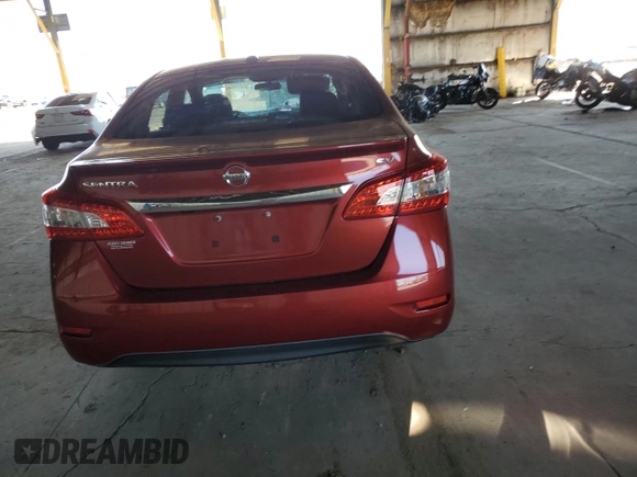 2015 Nissan Sentra SV with VIN 3N1AB7AP7FY377297, listed as a Copart auction lot 50177905 with 134,147 mi miles and Salvage Title. Bid and sale history available at DreamBid. Image 6.