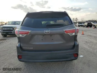 2016 Toyota Highlander LE with VIN 5TDZARFH8GS022678, listed as a Copart auction lot 44036355 with 171,630 mi miles and Salvage Title. Bid and sale history available at carsss.com. Image 6.