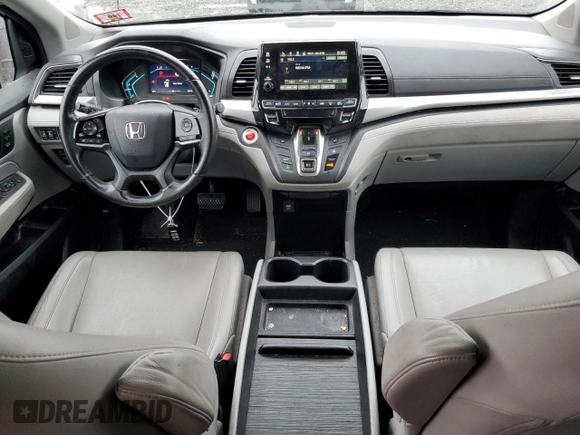 2019 Honda Odyssey EX-L with VIN 5FNRL6H78KB053679, listed as a Copart auction lot 85165274 with 45,371 mi miles and Salvage Title. Bid and sale history available at DreamBid. Image 8.