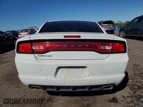 2014 Dodge Charger SE with VIN 2C3CDXBG9EH268119, listed as a Copart auction lot 55650705 with 185,024 mi miles and Salvage Title. Bid and sale history available at DreamBid. Image 6.
