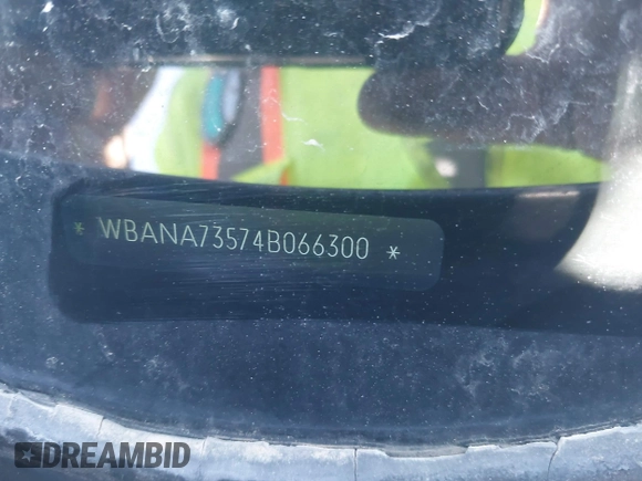 2004 BMW 5 Series 530i with VIN WBANA73574B066300, listed as a IAAI auction lot 42882095 with 146,973 mi miles and . Bid and sale history available at DreamBid. Image 9.