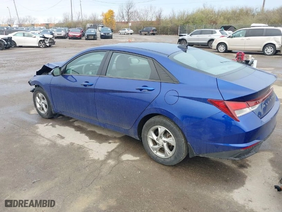 2022 Hyundai Elantra SE with VIN 5NPLL4AG4NH062521, listed as a IAAI auction lot 40909633 with 26,362 mi miles. Bid and sale history available at carsss.com. Image 3.