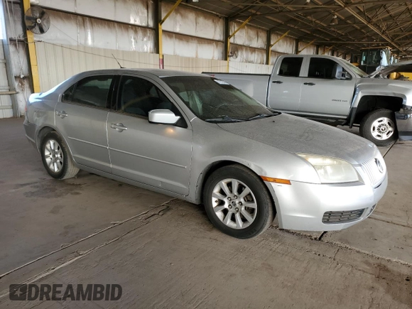 2009 Mercury Milan with VIN 3MEHM07ZX9R628848, listed as a Copart auction lot 87512545 with 146,714 mi miles and Salvage title. Bid and sale history available at DreamBid. Image 4.