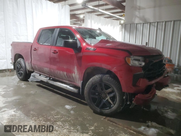 2024 Chevrolet Silverado 1500 RST with VIN 1GCUDEED9RZ402106, listed as a Copart auction lot 85338084 with 0 mi miles and Salvage Title. Bid and sale history available at carsss.com. Image 4.