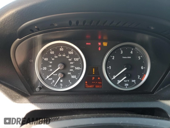 2007 BMW 6 Series 650i with VIN WBAEK13507CN84404, listed as a Copart auction lot 73525244 with 156,497 mi miles and Salvage Title. Bid and sale history available at DreamBid. Image 9.
