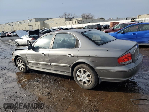 2002 Hyundai Sonata with VIN KMHWF25H52A617339, listed as a Copart auction lot 46359015 with 135,828 mi miles and Salvage Title. Bid and sale history available at carsss.com. Image 2.