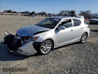 2015 Lexus CT 200h Hybrid with VIN JTHKD5BH4F2234358, listed as a Copart auction lot 49657515 with 110,335 mi miles and Salvage Title. Bid and sale history available at carsss.com. Image 1.