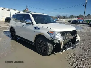 2018 Nissan Armada Platinum with VIN JN8AY2NE1J9731535, listed as a Copart auction lot 88420735 with 116,693 mi miles and Salvage Title. Bid and sale history available at carsss.com. Image 11.