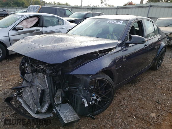 2018 BMW M3 with VIN WBS8M9C59J5J79204, listed as a Copart auction lot 62541491 with 0 mi miles. Bid and sale history available at carsss.com. Image 2.