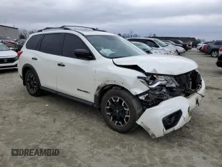2019 Nissan Pathfinder SL with VIN 5N1DR2MNXKC614592, listed as a Copart auction lot 43337845 with 84,106 mi miles and Salvage Title. Bid and sale history available at carsss.com. Image 4.