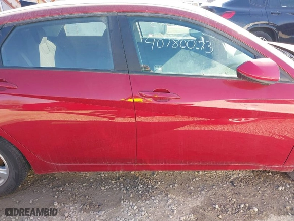 2021 Hyundai Elantra SE with VIN KMHLL4AG9MU176417, listed as a IAAI auction lot 40780073 with 63,347 mi miles. Bid and sale history available at carsss.com. Image 13.