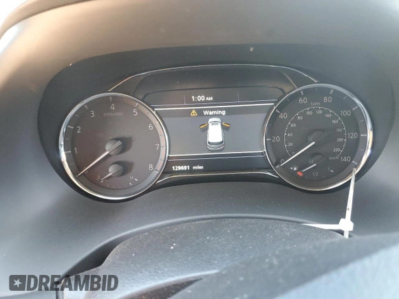 2020 Infiniti QX80 Luxe with VIN JN8AZ2NE6L9253306, listed as a Copart auction lot 43617795 with 129,691 mi miles and Salvage Title. Bid and sale history available at DreamBid. Image 9.