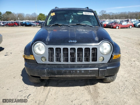 2007 Jeep Liberty Limited with VIN 1J8GL58K27W704628, listed as a Copart auction lot 48248155 with 0 mi miles and Clean Title. Bid and sale history available at carsss.com. Image 5.