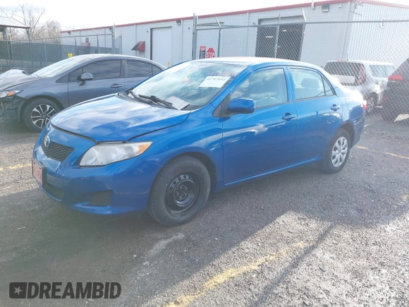 2009 Toyota Corolla with VIN 2T1BU40E49C168663, listed as a IAAI auction lot 41707834 with 54,129 mi miles. Bid and sale history available at carsss.com. Image 2.